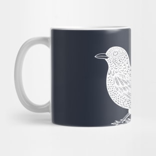 Blackbird Ink Art - on dark colors Mug